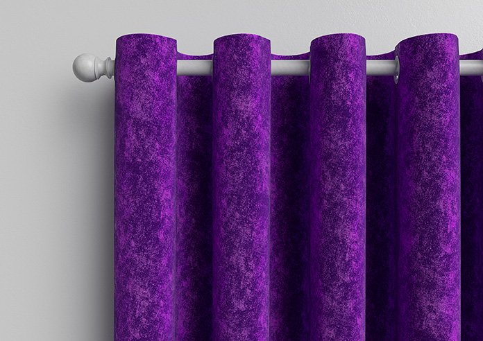 Caen Chenille, Purple - Made to Measure Curtains - Image 12
